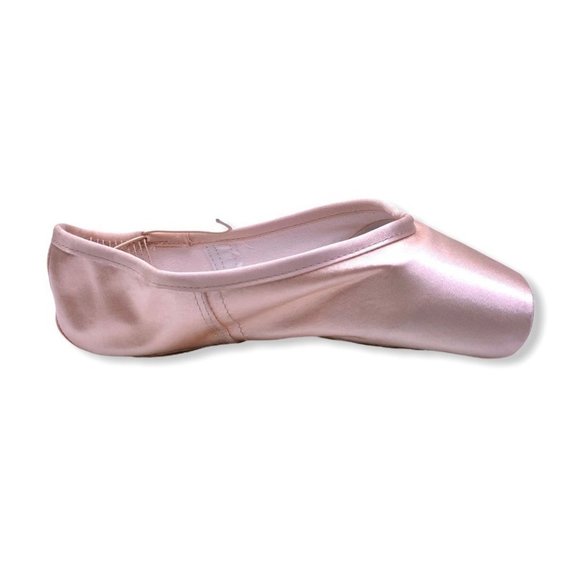 New Sansha FR Duval 3 STR Pink Pointe Pre-Arched Shoes 8/5.5 Wide U-Vamp - Picture 2 of 10